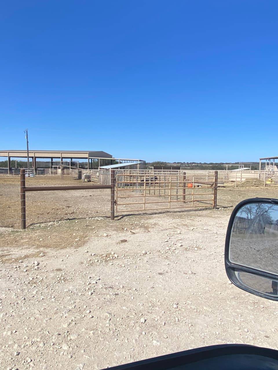 Pipe Fence & Ranch Entrances example — Welded pipe ranch entrance, Meridian area